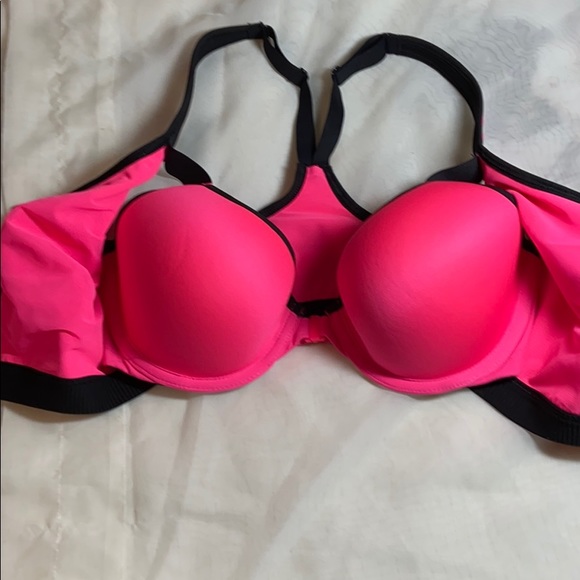 EUC VSX Sport 32D zipper, front closure hot pink - Picture 2 of 3